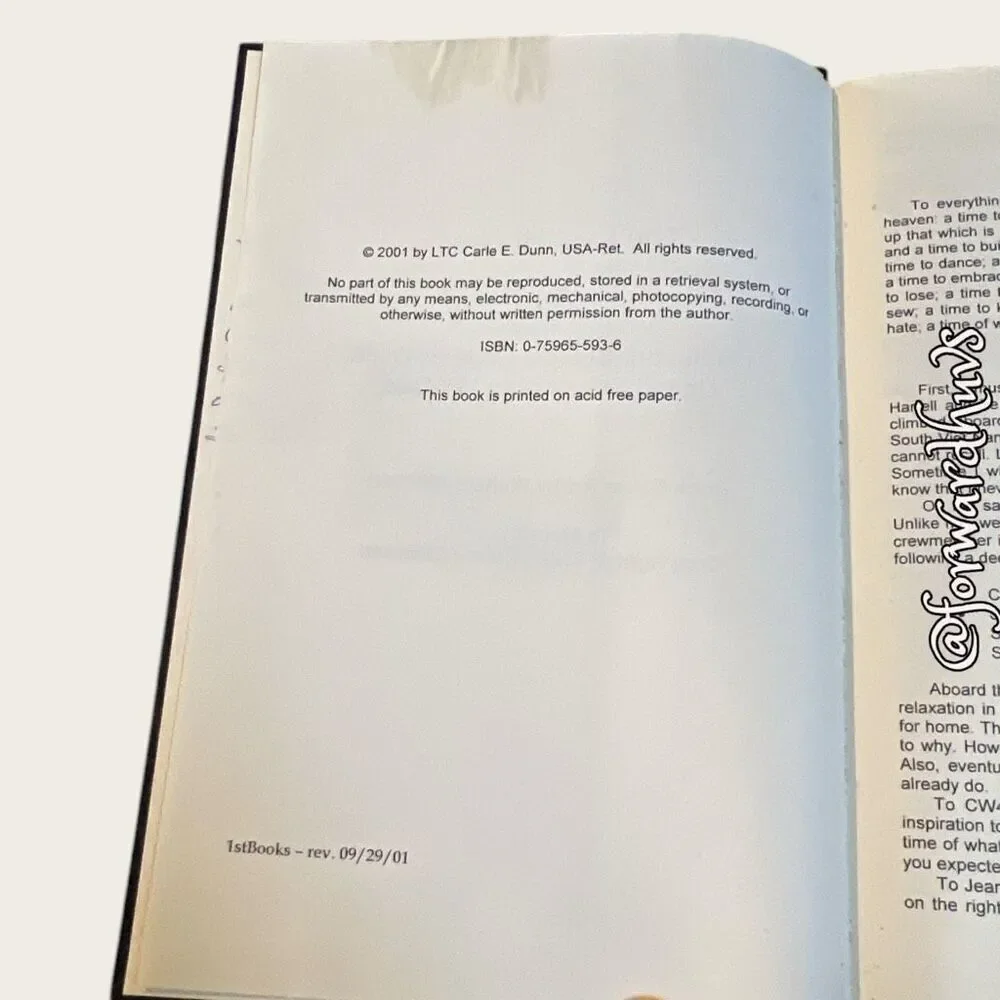 The Last Hookers by LTC Carle E. Dunn | Signed | Autographed